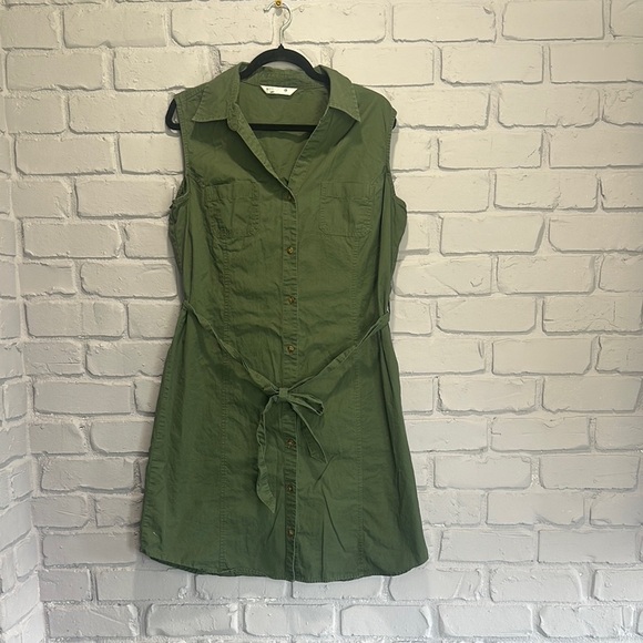 NWOT Riders by Lee Olive Green Dress size L - Picture 1 of 5